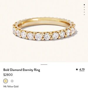 COPY - Certified 1.22 carat diamond eternity band